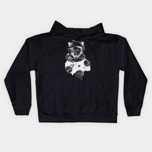 The unkown Astronaut Silhouette Kids Hoodie